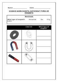 Worksheets and answer sheets x 2. Types Of Magnets Worksheet Cheaper Than Retail Price Buy Clothing Accessories And Lifestyle Products For Women Men