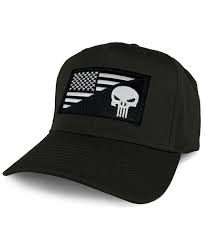 Black And White Baseball Cap Xxl Oversize Black White Punisher Usa Flag Patch Solid Baseball Cap Black C21804lreli Mens Hats Fashion Hats For Men Mens Caps