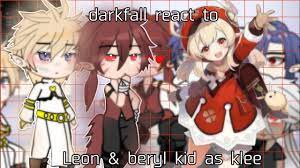 darkfall react to Leon & beryl kid as klee | bl | manhwa | darkfall -  YouTube