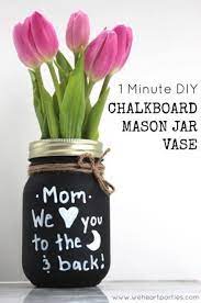 Birthday Gifts For Mom From Daughter In A Jar 44 Best Ideas Chalkboard Mason Jars Homemade Mothers Day Gifts Diy Mothers Day Gifts