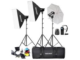 Neewer 540w 3x180w Professional Photography Studio Flash Strobe Light Lighting Kit For Photo Studio Portrait Photography Video Shoots T 180b Newegg Com