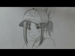 Topi beanie juga cocok kamu pakai dengan kemeja lho! Tutorial Cara Menggambar Anime Cewek Memakai Topi Youtube