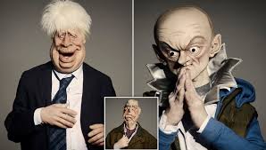 بعد توقف 24 عاما عودة البرنامج التلفزيونى الساخر spitting image cummings spitting image celebrity caricatures