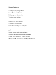 Savesave lirik lagu bapa yang mengasihiku for later. Kaulah Segalanya