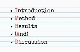 Although with less emphasis on the 'method' section. What Is Imrad Imrad Format In Simple Terms