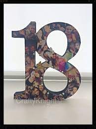 18th Birthday Present Freestanding Number Photo Present 18th Keepsake Special Birthday Gift For 18th Birthday 18th Birthday Gifts Gifts For 18th Birthday