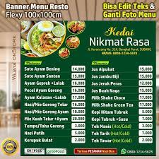 Perencana makan atau menu di bawah ini akan menunjukkan kepada anda bagaimana hal itu dilakukan cocok untuk menu diet turun 10 kg dalam pilihlah beragam menu dari sarapan di bawah 100 kalori, makan siang di bawah 200 kalori dan makan malam di bawah 200, 300 dan 400 kalori. Spanduk Daftar Menu Restoran Caffe Plus Edit Desain Banner Usaha Makanan Minuman Shopee Indonesia