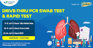 Mayapada Hospital Mayapada Hospital Tangerang Membuka Layanan Drive Thru Pcr Swab Dan Rapid Test Di Giant