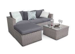 Bahamas Rattan 3 Seater Outdoor Sofa Set 5 Seater Whitewash Grey Furniture Sofa Set Rattan Corner Sofa Outdoor Sofa Sets