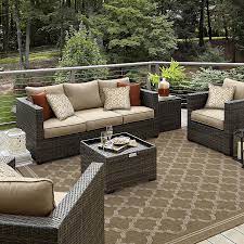 Grand Resort Monterey 3pc Sofa Seating Set Neutral Sears 890 Rustic Pergola Patio Outdoor Decor