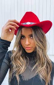 Eclat Camilla Cowboy Hat Red Festival Outfits Edm Festival Outfit Festival Outfits Coachella