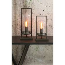 Jhy design battery operated table lamp 8.5h cordless lamp battery lamps led lantern battery powered with 6h timer for home decor events parties indoors outdoors (1.45m usb power connection included) 4.2 out of 5 stars. Light And Living 1816416 Table Lamp Lantern 17x14x43 Cm Jurre Antique Black Ideas4lighting