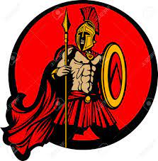 Search more high quality free transparent png images on pngkey.com and share it with your name:trojan shield. Greek Spartan Trojan Vector Mascot With Spear And Shield Royalty Free Cliparts Vectors And Stock Illustration Image 10578143