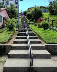 There S A Lady Who S Sure All That Glitters Is Gold And She S Ancud Chile There S A Lady Who Is Sure All That Glitters Is Gold And She S Buying A Stairway To Stairway To Heaven Stairways All That Glitters Is Gold
