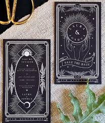 Tarot Card Save The Date Unique Save The Date Save The Date Etsy Unique Save The Dates Save The Date Wedding Saving