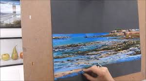 Soft Pastel Landscape Demo By Nathalie Jaguin Pastel Landscape Pastel Artwork Soft Pastel