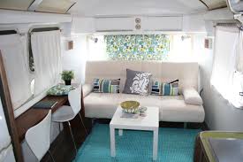 The trailers arrive in a range of sizes. Travel Trailer Remodel 27 Rv Remodel Makeovers You Need To See Vintage Camper Interior Trailer Remodel Rv Living Remodel