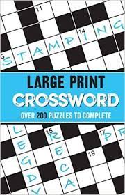 The best free online crossword is brand new, every day. Large Print Crossword Over 200 Puzzles To Complete 9781474841771 Amazon Com Books