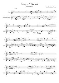 The letter notes sheets posted on this blog are aimed at beginner musicians, most of them are simplified versions of the.the letter notes chords are designed to be played on pianos, but of course you can play the letter notes on other. Sadness Sorrow Naruto Musescore Violin Sheet Music Flute Keyboard Songs