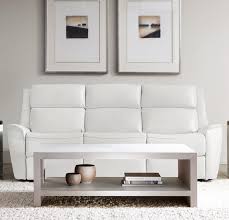 Sometimes an odd or organic or even a round shaped coffee table will also work fine. Bernhardt Wrigley 103790691 Casual Power Reclining Sofa With Power Tilt Headrests And Usb Charging Ports Baer S Furniture Reclining Sofas