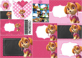 Dibujos de paw patrol (patrulla canina) para colorear. Skye De Paw Patrol Invitaciones Gratis Para Imprimir Ideas Y Material Gratis Para Fiestas Y Celebraciones Oh My Fiesta