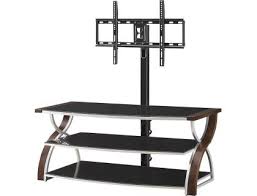 Whalen Furniture 3 In 1 Console For Most Flat Panel Tvs Up To 65 Brown Cherry Bbxl54nv Whalen Furniture Flat Panel Tv Swivel Tv Stand