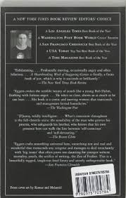 , most of it disgui a heartbreaking work of staggering genius dave eggers. A Heartbreaking Work Of Staggering Genius Eggers Dave 9780375725784 Amazon Com Books