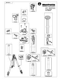 Manfrotto 190xprob Spare Replacement Parts