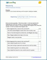 There is one picture per special occasion. Sequencing Events Worksheets K5 Learning