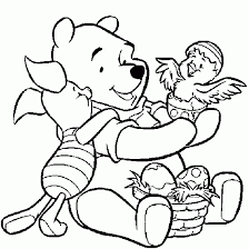 Easter Colouring Page Of Winnie The Pooh And Disney S Piglet Easter Coloring Pages Disney Coloring Pages Kids Printable Coloring Pages