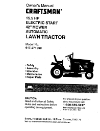 There was a time when sears lawn mower parts could only be found at sears. Craftsman 917 271060 Owner S Manual Pdf Download Manualslib