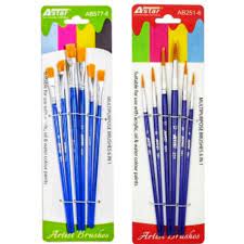 Merupakan teknik penghasilan karya menggunakan berus lukisan atau berus gigi yang melibatkan renjisan dan. Astar Artist Nylon Brush Set Of 6 Flat Round Set Berus Lukisan Warna Berus Seni Lukisan Shopee Malaysia