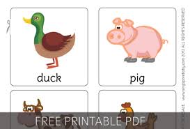 Free Printable Pdf Farm Animals Flashcards Farm Animals