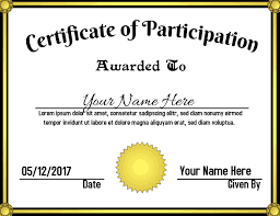 Maybe you would like to learn more about one of these? Certificate Of Participation Vorlage Postermywall