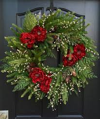 Christmas Pine Wreath Faux Winter Pine Wreath With Pinecones 2020 Rustic Decor Etsy Wreaths Outdoor Christmas Wreaths Christmas Wreaths Diy Traditional Christmas Decorations