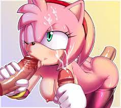 apostle, amy rose, sega, sonic (series), sonic boom (series), 1girl, animal  ears, ass, bent over, blush, bow, breasts, cum, disembodied penis,  doggystyle, fellatio, furry, gloves, green eyes, group sex, handjob,  interspecies, large HD phone wallpaper