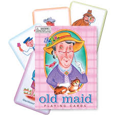If there are pairs of matching cards, with the same number or picture they should put them down face up. Old Maid Playing Cards Occupations Game Educational Toys Planet