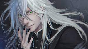 Anime boy with white hair and mask on face. Anime Girl With White Hair And Grey Eyes Novocom Top