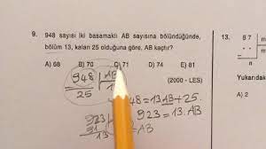 2019 yılı ve öncesine ait üniversiteye giriş sınavlarının tüm soruları erişime açıldı. Osym Sinavlarinda Cikmis Matematik Soru Cozumleri Bolme Ve Bolunebilme Test 4 4 Youtube