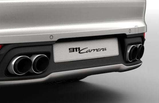 Sport Tail Pipes - Silver/Black : Suncoast Porsche Parts & Accessories
