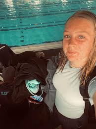 Well done to our little lone swimmer Emma at the SC swimming at Armidale  today. Em swam well and achieved some great Pb's