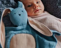 Lovey for Babies Muslin Animal Lovey Baby Gift Newborn Unique Gift