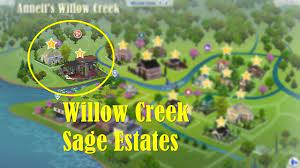 Annett S Sims 4 Welt Sims 4 Worlds Willow Creek Sage Estates In 2021 Sims 4 Worlds Willow Creek Sims 4