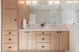 48 marble countertop bathroom single sink vanity white oak finish cabinet 152cm. Hot Trend 2021 Warm Wood Vanities Metropolitan Cabinets