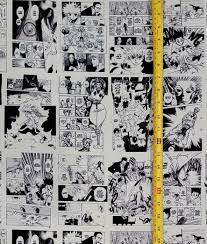 H x H Anime Manga Comic Style Fabric 1 Yard 36 X - Etsy Hong Kong