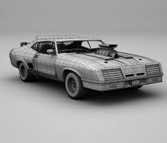 The vehicle also makes an appearance in mad max: Mad Max Interceptor 3d Modell 15 Unknown Lwo Free3d
