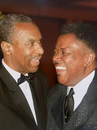 My Dad the Late Bishop David Grayson Sr always enjoyed having a great time  with friends. Here he is sharing a laugh with the Reverend Floyd Flake.  #missingdad #greatleaders