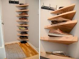 70 Smart Diy Corner Shelves Ideas To Decorating Your Awkward Corner Page 22 Of 71 Entryway Shoe Storage Diy Shoe Storage Shoe Storage Small Space