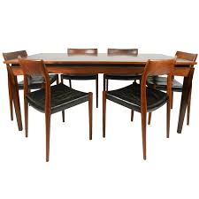 Mid Century Modern Rosewood Table Modern Dining Room Set Rosewood Table Furniture Design Modern