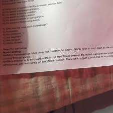 What is the purpose of the text ?. 7 What Is The Purpose Of The Text A Convencer O Leitor De Que Ha Vida Em Marte B Informar Brainly Com Br